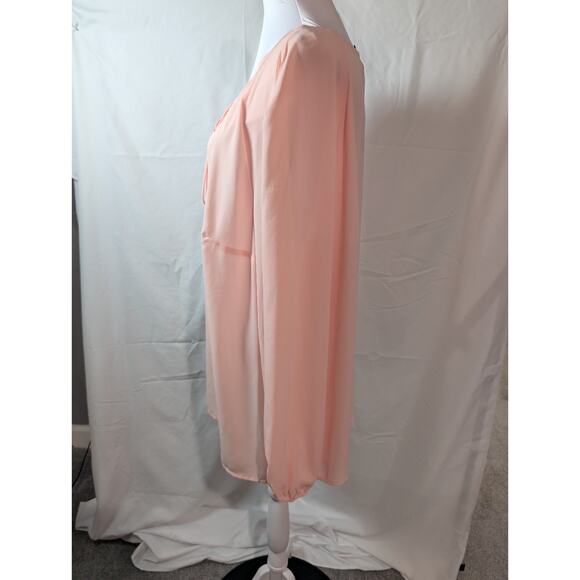 NWT Worthington Blouse PINK Women's Shirt Size 2XL - Fairycore Peasant Boho New - Picture 5 of 14